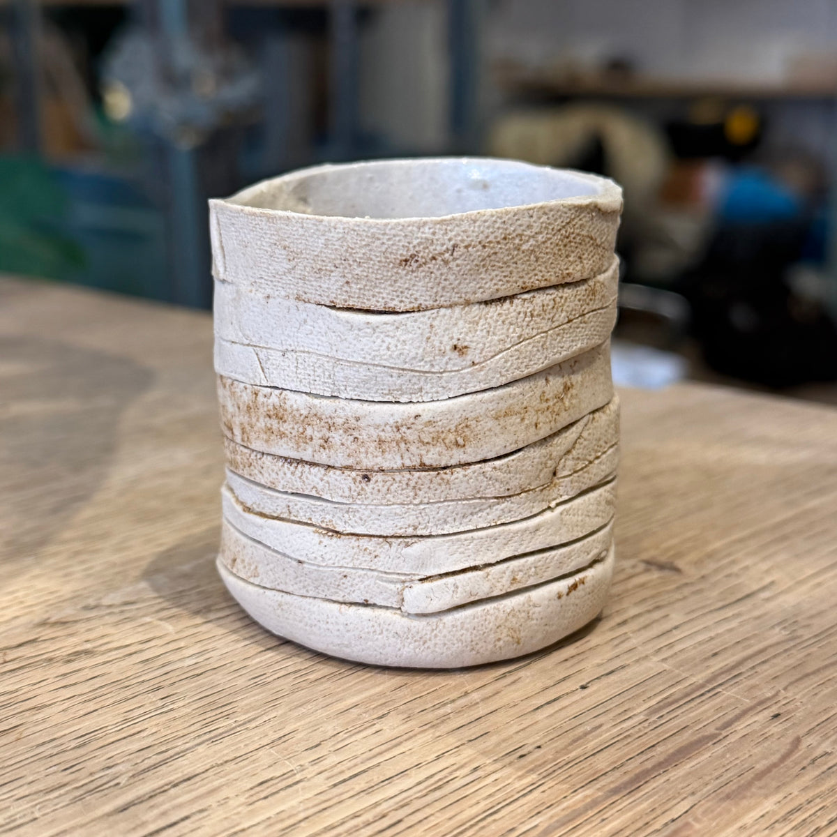 Unik og håndformet minivase/-holder