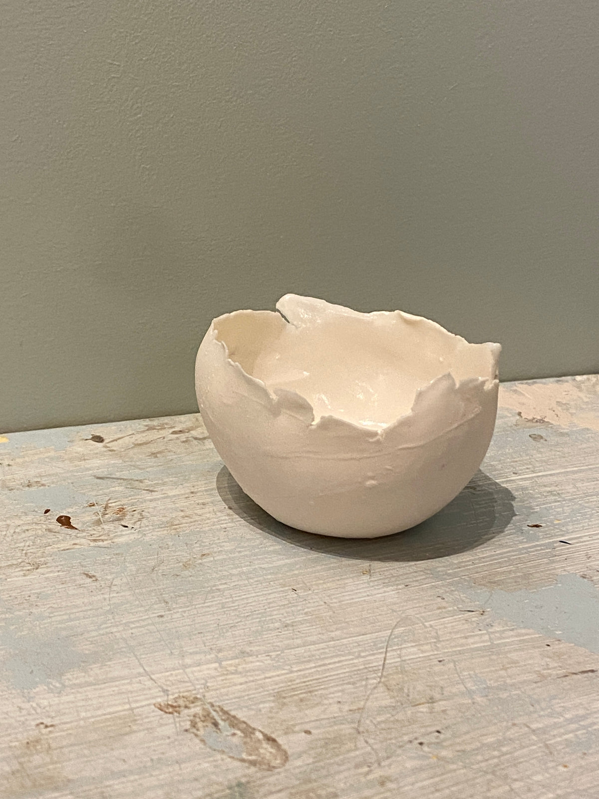 Lysskål i porcelæn